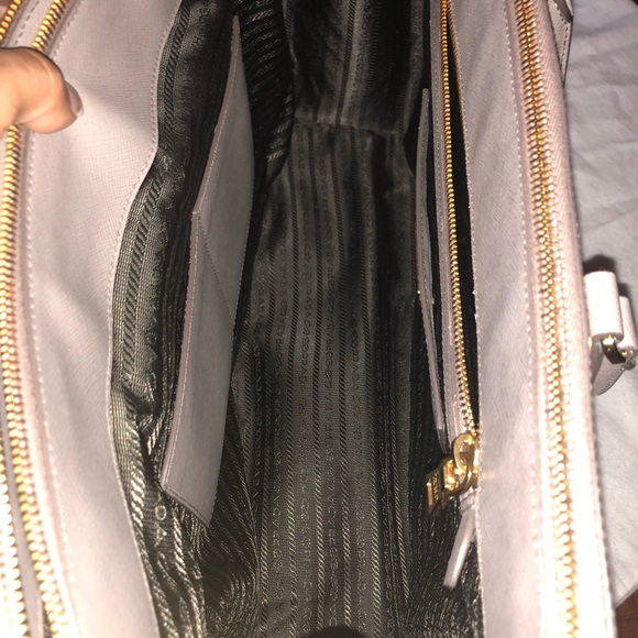 Prada Saffiano Lux Double Zip Bag - Picture 2 of 8